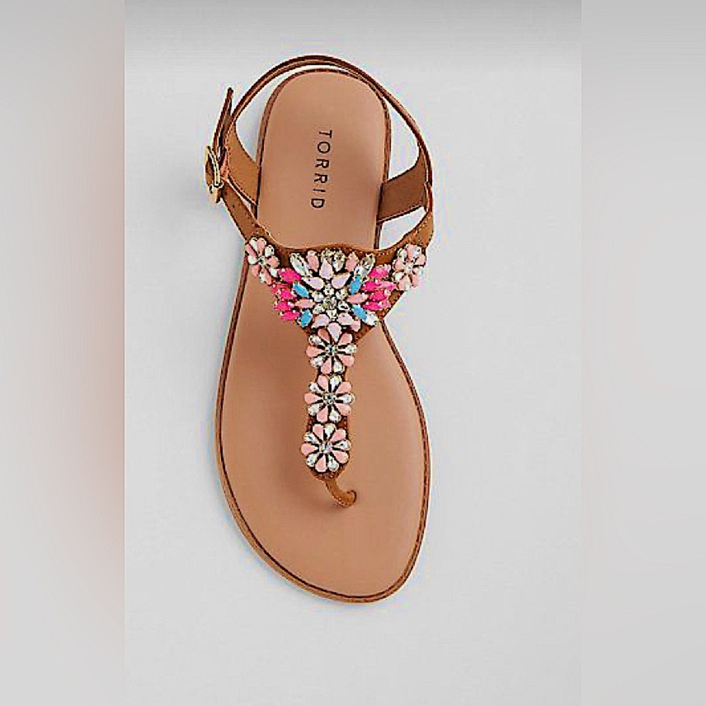 Torrid Jeweled Sandals